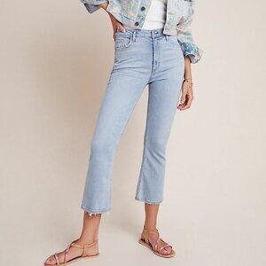 Citizens‎ of Humanity Jeans Womens Sz 27 Demy Cropped Flare Light Wash Stretch